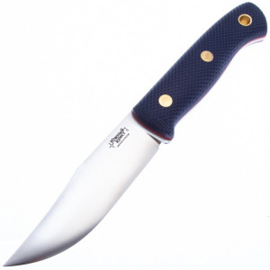 Нож Fox S, сталь D2, рукоять микарта синяя