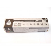 Прицел оптический Leapers 4x32 Full Size Tactical Optics, MilDot, отстройка параллакса, бленда 25 мм