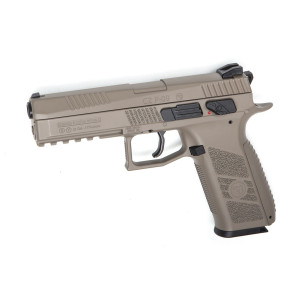 Пневматический пистолет ASG CZ P-09 FDE blowback (пулевой)