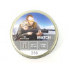 Пули Borner Match 4,5 мм, 0,58 грамм, 250 штук