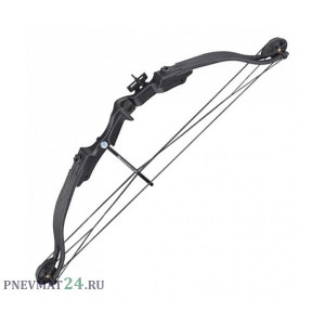 Детский блочный лук Man Kung MK-CB009, 11 кг, 84 см (черный)